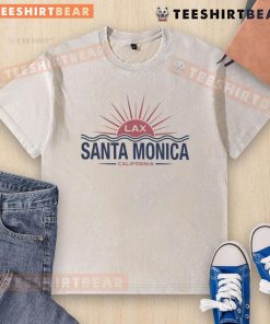 Good Santa Monica Destination washed T-shirt featuring a relaxed fit and vibrant beach-inspired design.