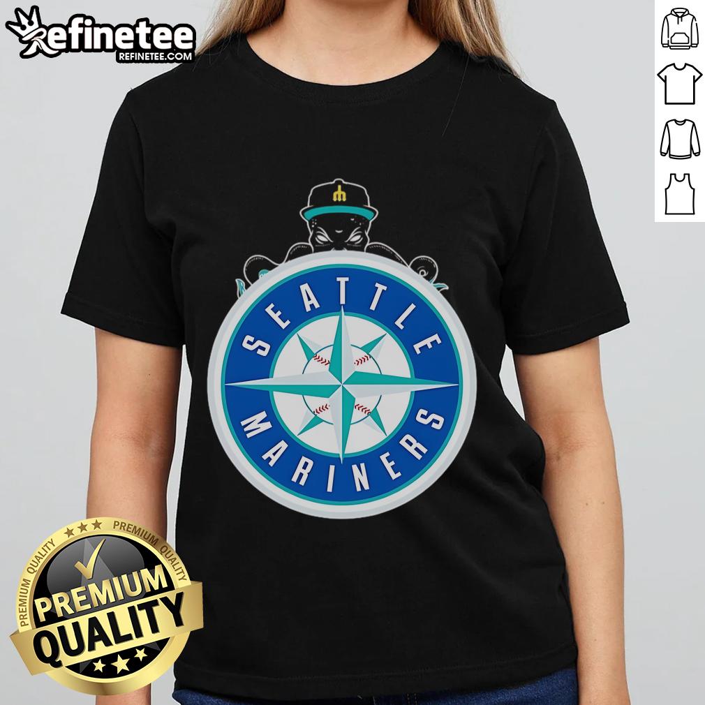 Good Seattle Mariners Baseball 2025 Octopus Logo Ladies Tee Good Seattle Mariners Baseball 2025 ladies tee featuring a vibrant octopus logo, perfect for fans and casual wear.