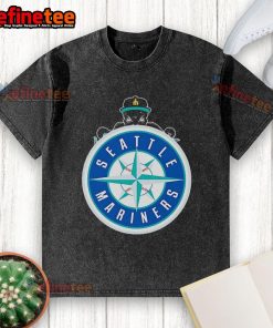Good Seattle Mariners Baseball 2025 Octopus Logo Washed T-Shirt featuring a vibrant design and comfortable fit.