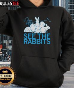 Good See The Rabbits Hoodie featuring a playful rabbit graphic on a cozy, stylish sweatshirt perfect for casual wear.