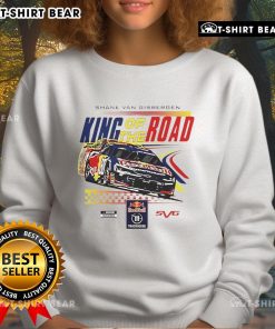 Good Shane Van Gisbergen King Of The Road sweatshirt featuring bold graphics and a stylish design for racing fans.