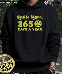 Good Smile More 365 Days a Year Hoodie featuring a vibrant design and comfortable fit for daily wear.