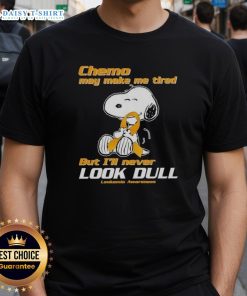Good Snoopy Chemo T-Shirt for Leukemia Awareness - stylish design promoting strength and positivity during treatment.