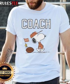 Alt Text: Good Snoopy Coach Texas Longhorns Football T-Shirt featuring Snoopy in a Texas Longhorns design for fans.