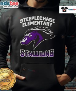 Good Steeplechase Stallions Elementary Fade Hoodie showcasing a stylish design perfect for equestrian enthusiasts.