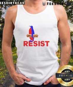 Good Subsandwich Resist Penguins tank top featuring a playful penguin graphic and vibrant colors.