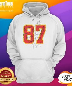 Good Taylor Karma hoodie featuring 'The guy on the Chiefs coming straight home to me' design for fans.