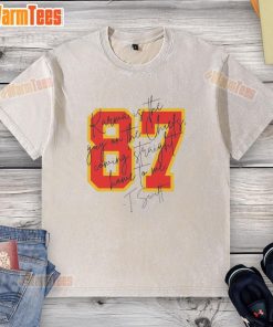 Good Taylor Karma is the Guy on the Chiefs Coming Straight Home to Me Signature Washed T-Shirt in vibrant colors.