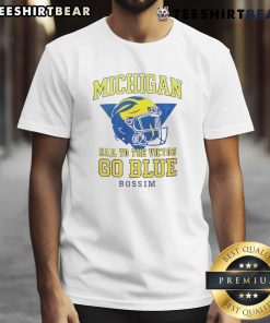 Good Taylor Lewan Michigan Hail To The Victors Go Blue Bossim T-Shirt featuring bold graphics and team colors.