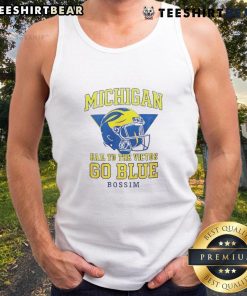 Good Taylor Lewan Michigan Hail to the Victors Go Blue Bossim Tank Top showcasing team spirit and style.