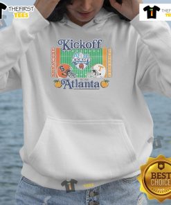 Good Tennessee Volunteers vs Syracuse Orange 2025 Aflac Kickoff Game 1 hoodie featuring vibrant team colors and logos.