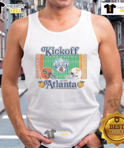 Good Tennessee Volunteers vs Syracuse Orange 2025 Aflac Kickoff Game 1 tank top featuring team logos and vibrant colors.