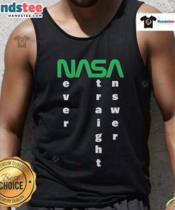 Good The Callous Daoboys NASA Never A Straight Answer tank top featuring bold graphic design and vibrant colors.