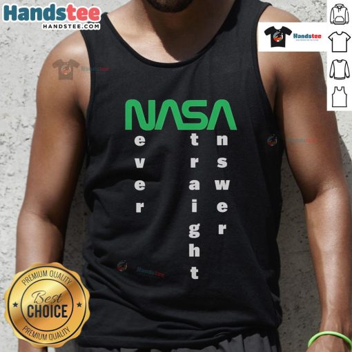 Good The Callous Daoboys NASA Never A Straight Answer tank top featuring bold graphic design and vibrant colors.