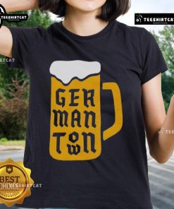 Good The Germantown Beer Ladies Tee featuring a stylish design perfect for beer enthusiasts and casual wear.