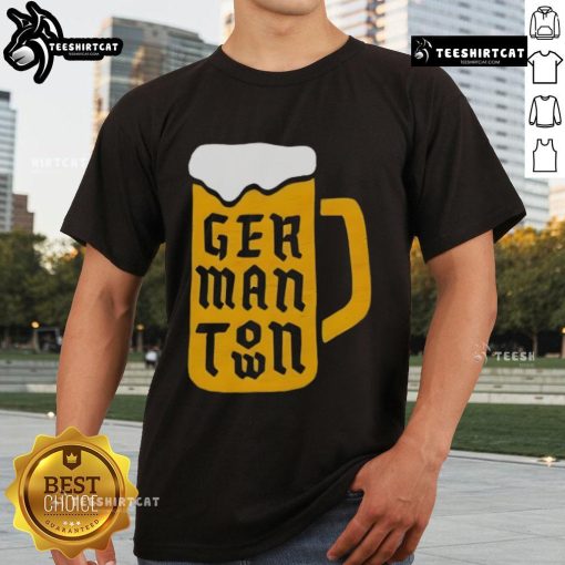 Good The Germantown Beer T-Shirt featuring a stylish design perfect for craft beer enthusiasts.