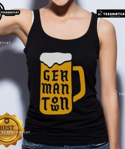 Good The Germantown Beer Tank Top featuring a stylish design, perfect for summer outings and casual brewery visits.
