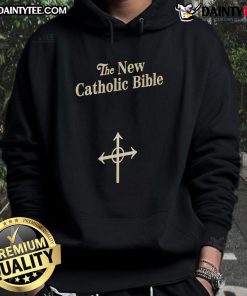 Good The New Catholic Bible hoodie featuring a stylish design, perfect for book lovers and faith enthusiasts.