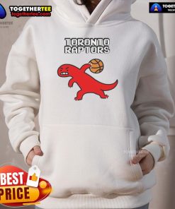 Good Toronto Raptors Dino Paint Luxe Hoodie featuring vibrant colors and team logo, perfect for fans and casual wear.