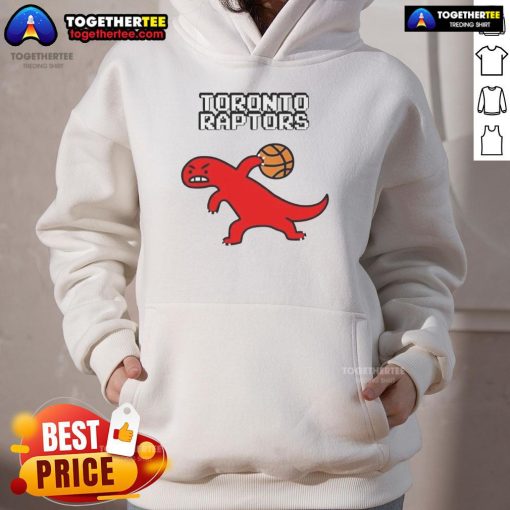 Good Toronto Raptors Dino Paint Luxe Hoodie featuring vibrant colors and team logo, perfect for fans and casual wear.
