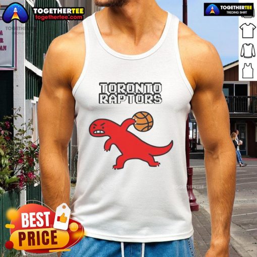 Stylish Good Toronto Raptors Dino Paint Luxe Tank Top featuring vibrant colors and a trendy design for fans.