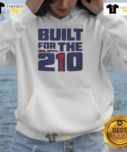 Good Tower of the Americas hoodie design for the 210, showcasing vibrant colors and iconic San Antonio landmarks.