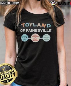 Good Toyland of Painesville Ladies Tee featuring a stylish design, perfect for casual outings and showcasing local pride.