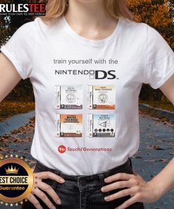Good Train Yourself with the Nintendo DS Ladies Tee featuring a vibrant graphic and comfortable fit for gaming enthusiasts.