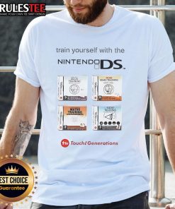 Good Train Yourself With The Nintendo DS T-Shirt featuring vibrant graphics and a playful design for gaming enthusiasts.