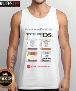 Good Train Yourself with the Nintendo DS tank top featuring a vibrant design, perfect for gaming enthusiasts and casual wear.