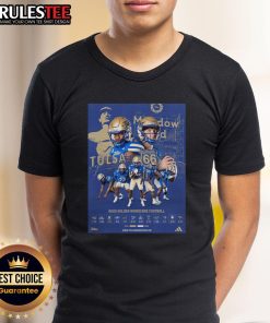Good Tulsa's Team 2025 Golden Hurricane Football T-Shirt featuring vibrant colors and team logo, perfect for fans.