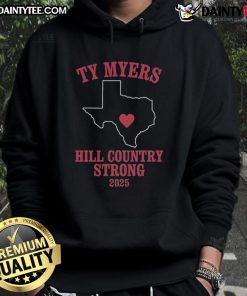 Good Ty Myers Hill in Country Strong 2025 hoodie, showcasing a stylish design perfect for outdoor enthusiasts.