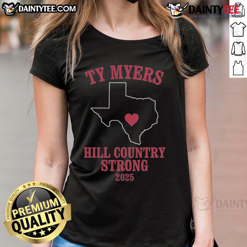 Good Ty Myers Hill In Country Strong 2025 Ladies Tee Good Ty Myers Hill in Country Strong 2025 Ladies Tee featuring a stylish design perfect for outdoor activities.