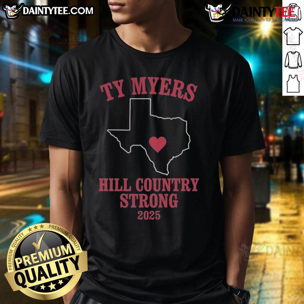Good Ty Myers Hill In Country Strong 2025 T Shirt Alt Text: Good Ty Myers Hill in Country Strong 2025 T-shirt featuring a stylish design and vibrant colors for fans.