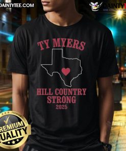 Alt Text: Good Ty Myers Hill in Country Strong 2025 T-shirt featuring a stylish design and vibrant colors for fans.