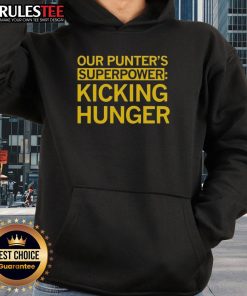 Good Tyler Perkins Our Punters Superpower Kicking Hunger Hoodie featuring a stylish design and vibrant colors.