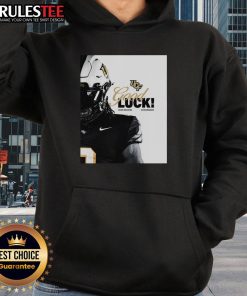 Good UCF Knights Football Good Luck 2025 Season Hoodie in black, featuring UCF logo and motivational design.
