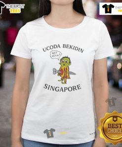 Alt Text: Good Ucoda Bekidin Singapore Ladies Tee featuring a stylish design and comfortable fit for everyday wear.