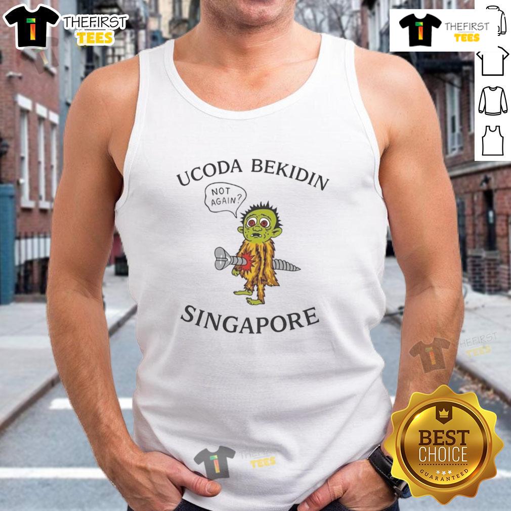 Good Ucoda Bekidin Singapore Tank Top Good Ucoda Bekidin Singapore tank top featuring a stylish design, perfect for casual wear and summer outings.