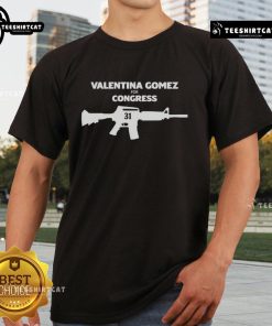Good Valentina Gomez For Congress T-Shirt featuring vibrant design and campaign logo, perfect for supporters and events.