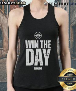 Good Vandegrift Win The Day 2026 tank top featuring bold graphics and a stylish design, perfect for casual wear.