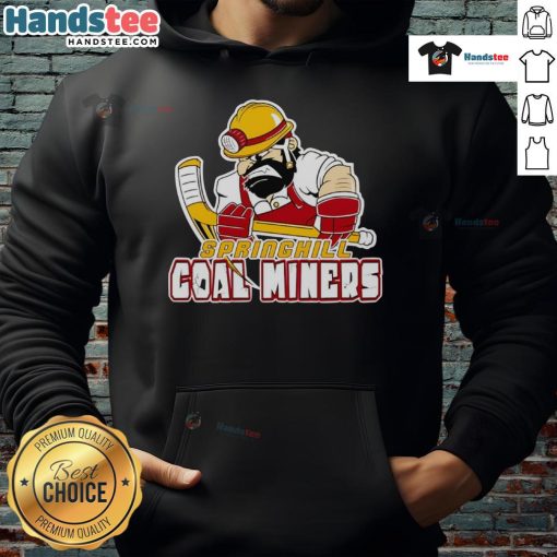 Good Vintage Springhill Coal Miners Hoodie featuring classic design and bold graphics, perfect for mining history enthusiasts.