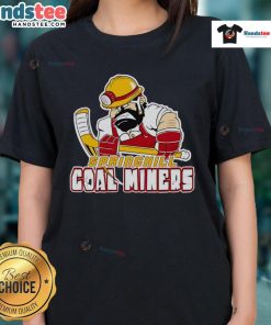 Good Vintage Springhill Coal Miners Ladies Tee featuring retro design and soft fabric, perfect for casual wear.