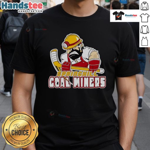 Alt Text: Good Vintage Springhill Coal Miners T-Shirt featuring a classic design celebrating coal mining heritage and community spirit.