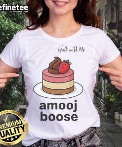 Good Walk With Me Amooj Boose ladies tee featuring a stylish design perfect for casual outings and comfortable wear.