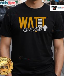 Good Watt Charged Up T-Shirt featuring a vibrant design, perfect for tech enthusiasts and casual wear lovers.