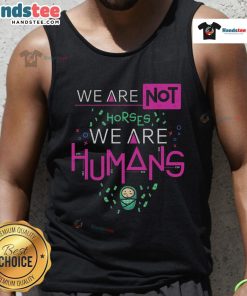 Good We Are Humans tank top featuring a bold graphic design, perfect for casual wear and expressing individuality.