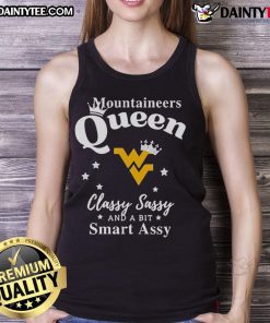 Alt Text: Classy and sassy Good West Virginia Mountaineers tank top, perfect for fans showcasing team spirit and humor.