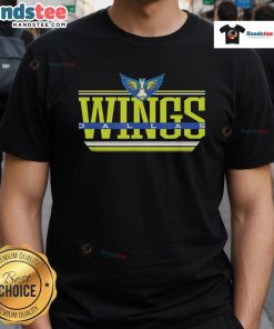 Alt Text: Good WNBA Dallas Wings Over The Top T-Shirt featuring vibrant team colors and stylish design for fans.