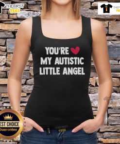 Autistic little angel tank top featuring 'Good You're Love' design, perfect for celebrating neurodiversity and love.